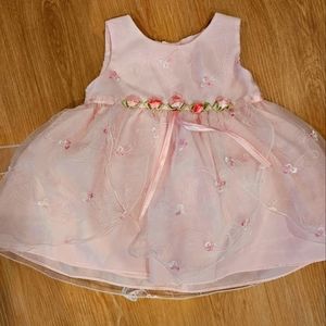 Pink baby girl dress size 12 month